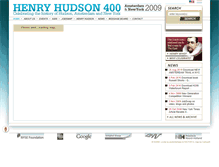 Tablet Screenshot of henryhudson400.com